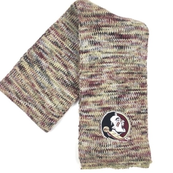 FSU Scarf & 2 Pair Gloves Seminoles Florida State College Football Game Day Gear - Picture 9 of 14